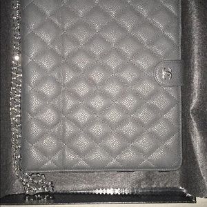 Chanel crossbody iPad case